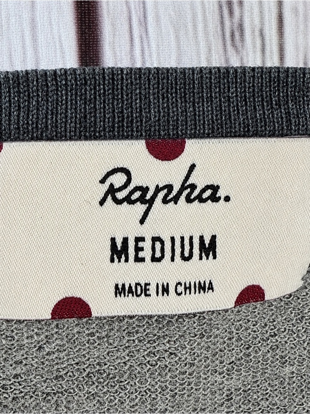 Rapha Women’s Breton Merino Wool Sweater Gray Black Medium - Picture 9 of 10